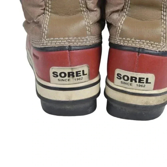 Sorel Trail Autumn Bronze Tofino  Joan of Arctic Snow Winter Boots Brown Red 6 - Picture 10 of 12